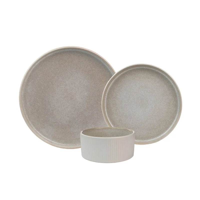 12pc Stoneware Dinnerware Set, Service for 4