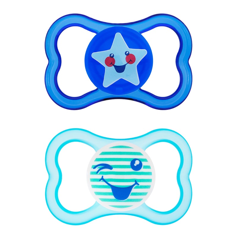 MAM Baby Air 6M+ Pacifier, 2pk – Boy