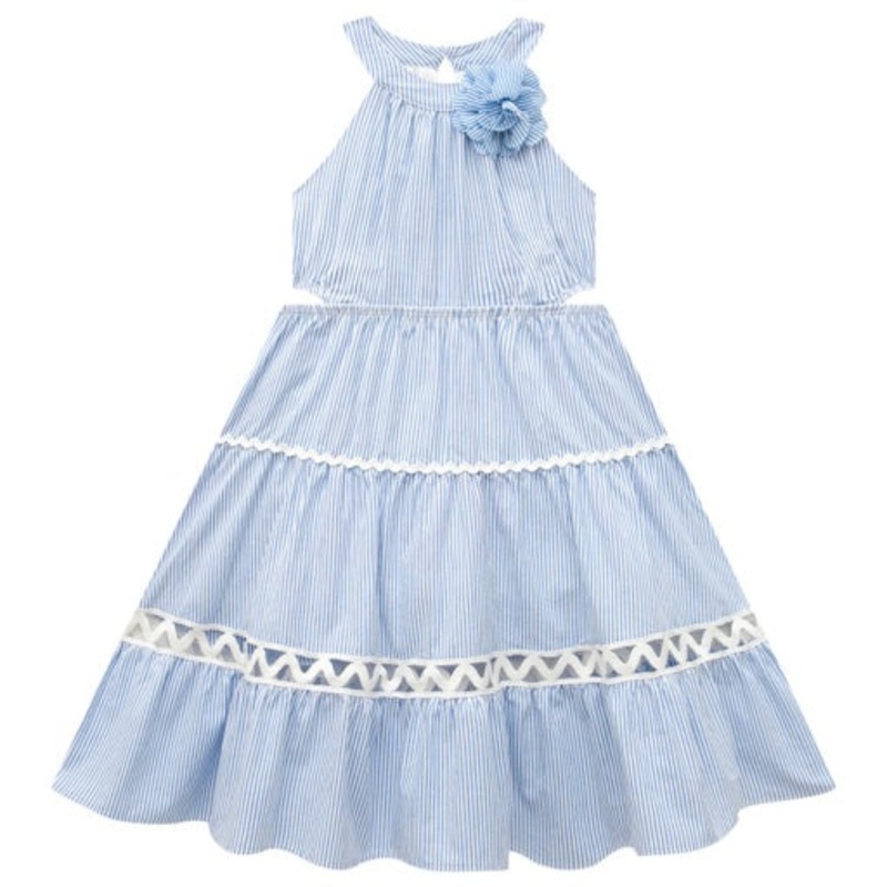 Milon Dress | Blue Turkey