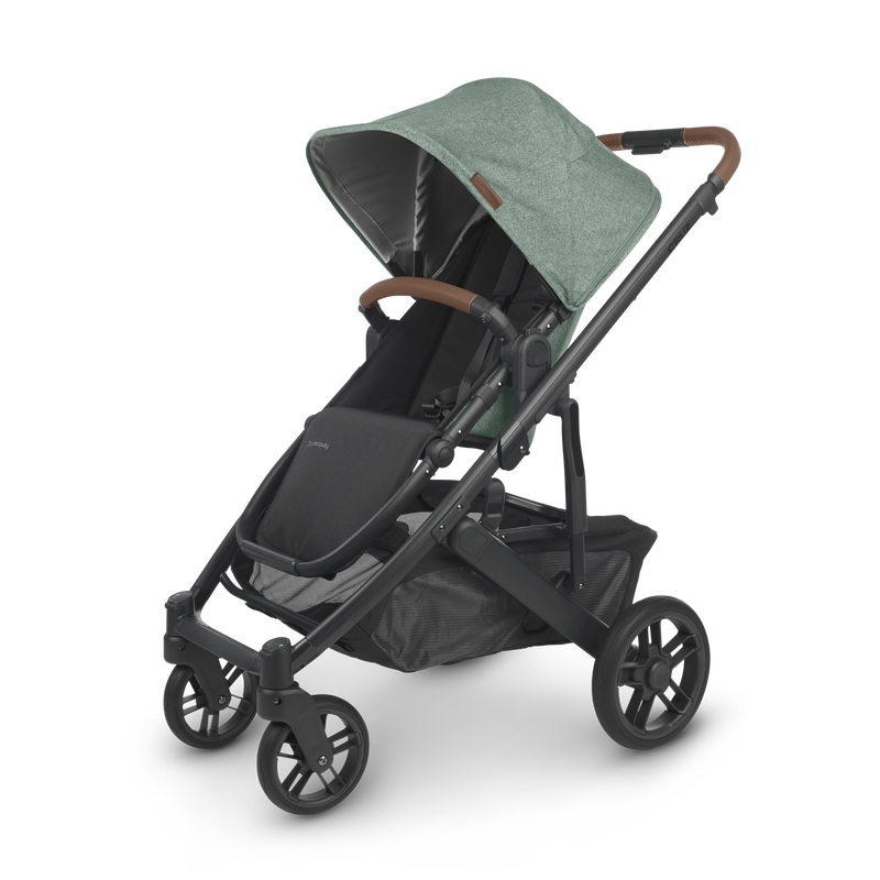 UPPAbaby Cruz V2 – Gwen – Green Mlange/Carbon Frame/Saddle Leather
