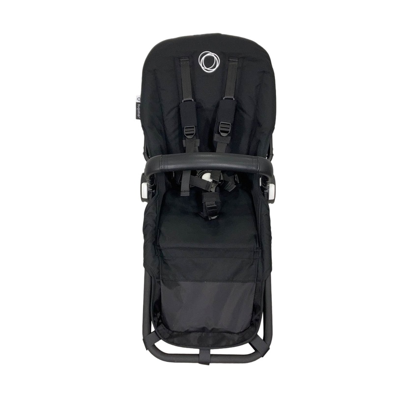Bugaboo Donkey 5 Duo Extension Set, 2024, Black Frame, Midnight Black, None, without Canopy