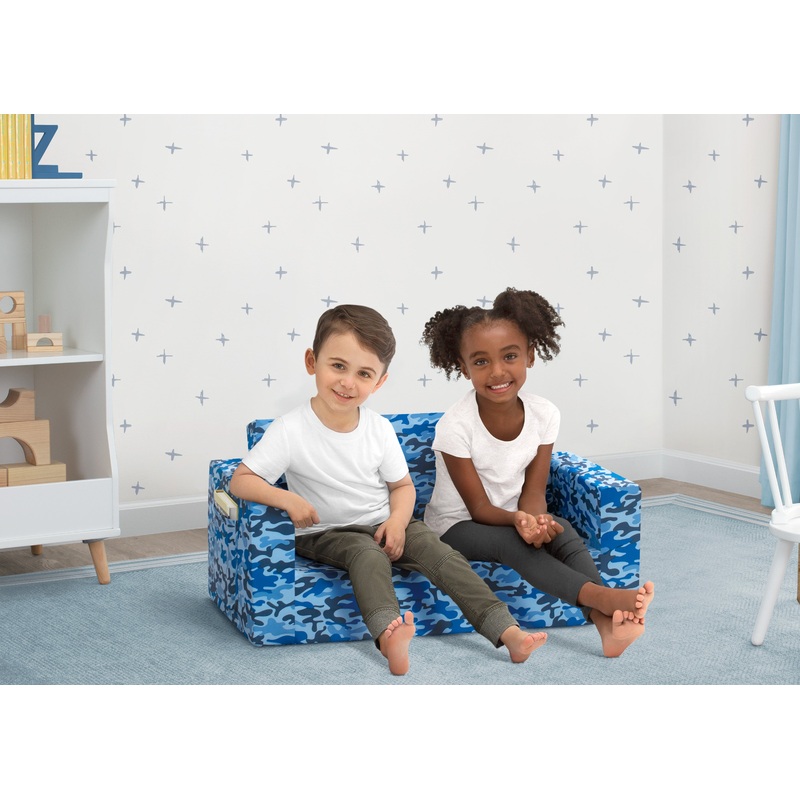 Cozee Flip-Out Sofa – 2-in-1 Convertible Sofa to Lounger for Kids