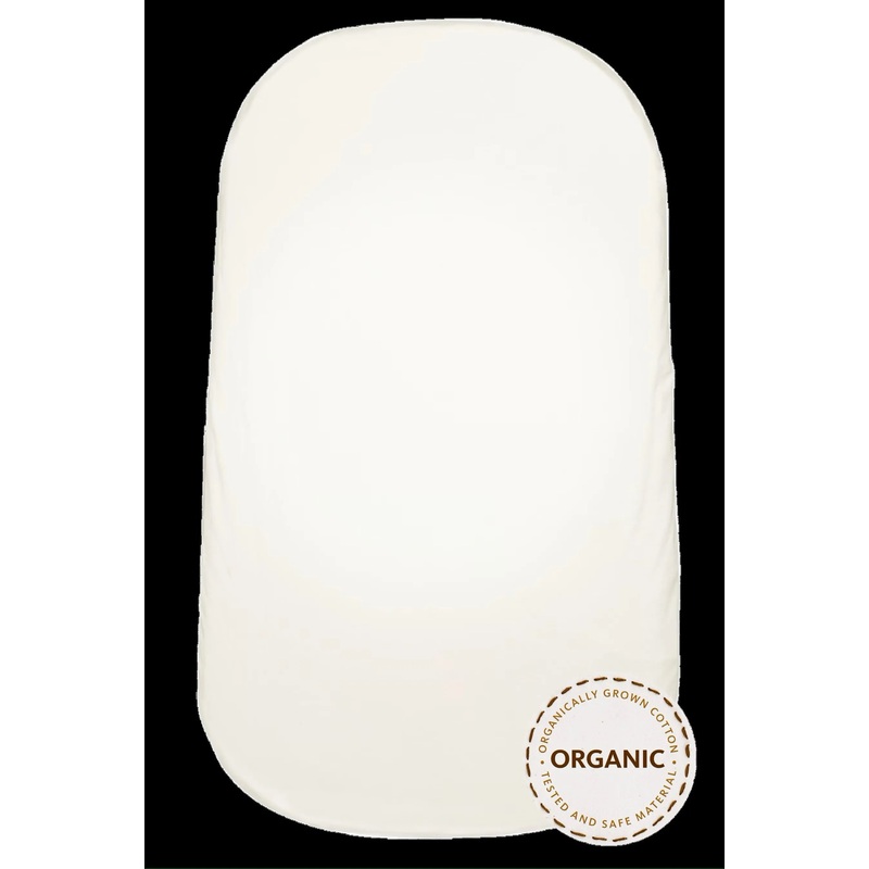 Fitted Sheet for Cradle – White