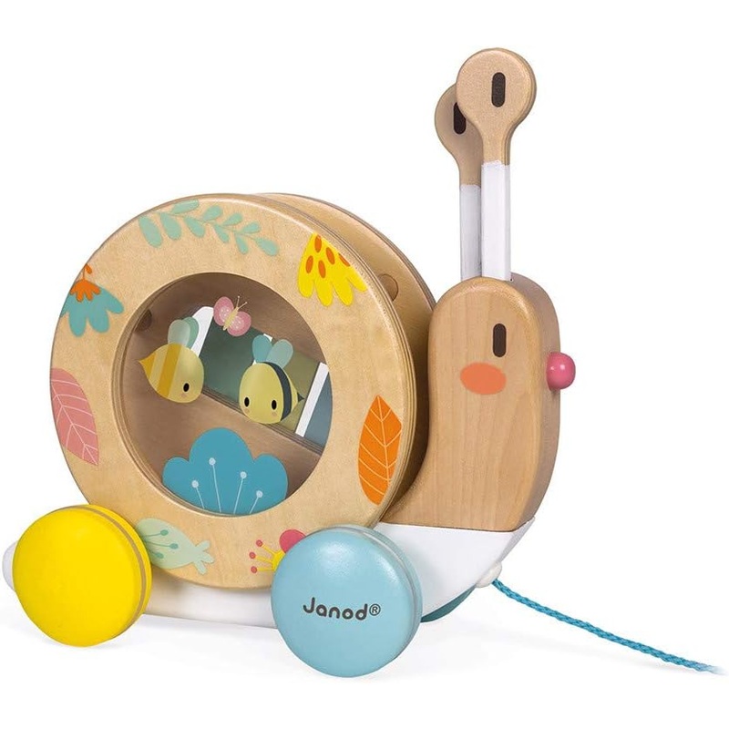 Janod Wooden Pull-Along Snail
