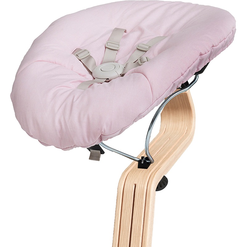 Nomi Baby Base 2.0 Bouncer – Black with Pink Cushion