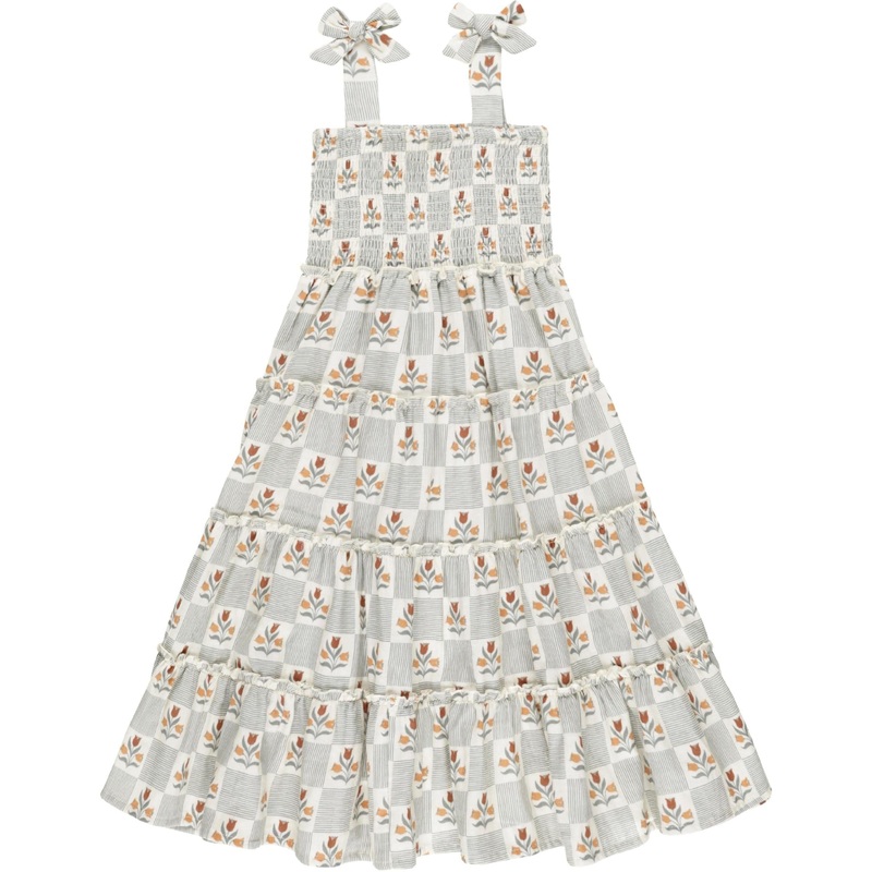 Rylee + Cru Taylor Dress || Garden Grid