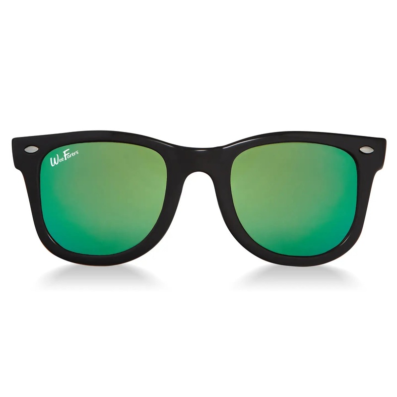 WeeFarers Polarized Sunglasses – Black/Sea Green