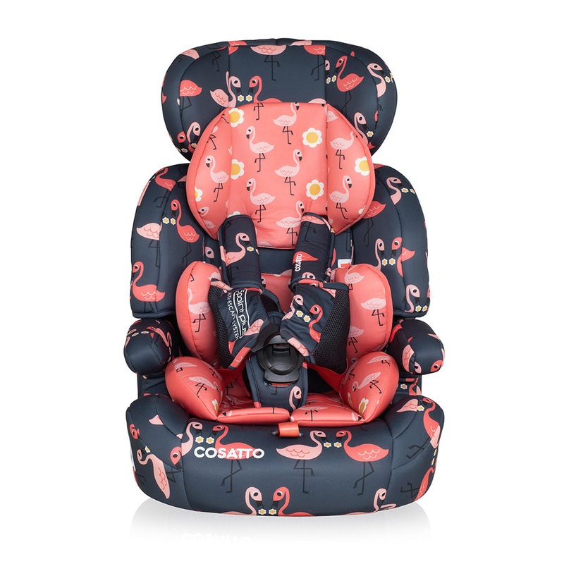 Zoomi Group 123 Car Seat Pretty Flamingo