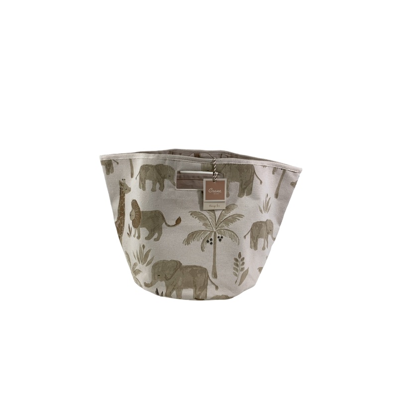 Crane Baby Cotton Canvas Storage Bin, Kendi