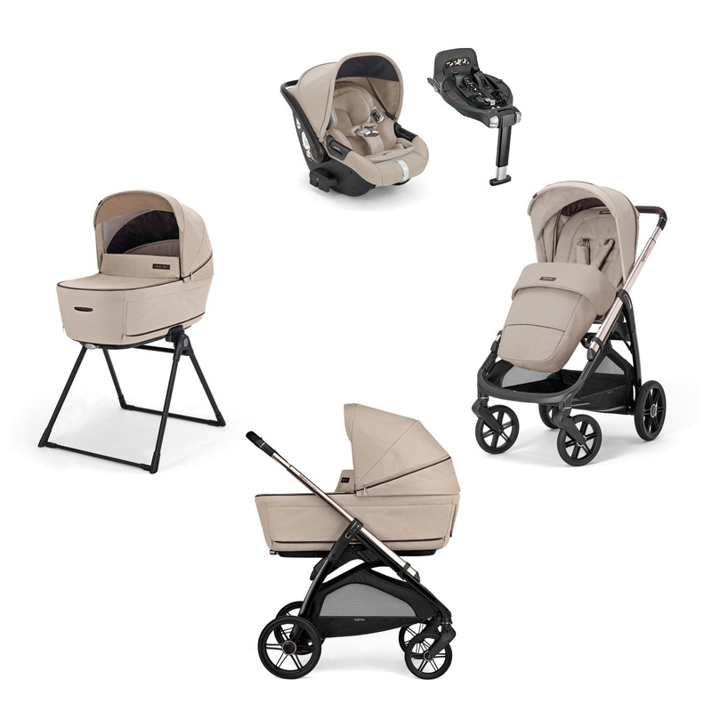 Inglesina Aptica Travel System with 360 base & reclining car seat (2025) – Pashmina Beige