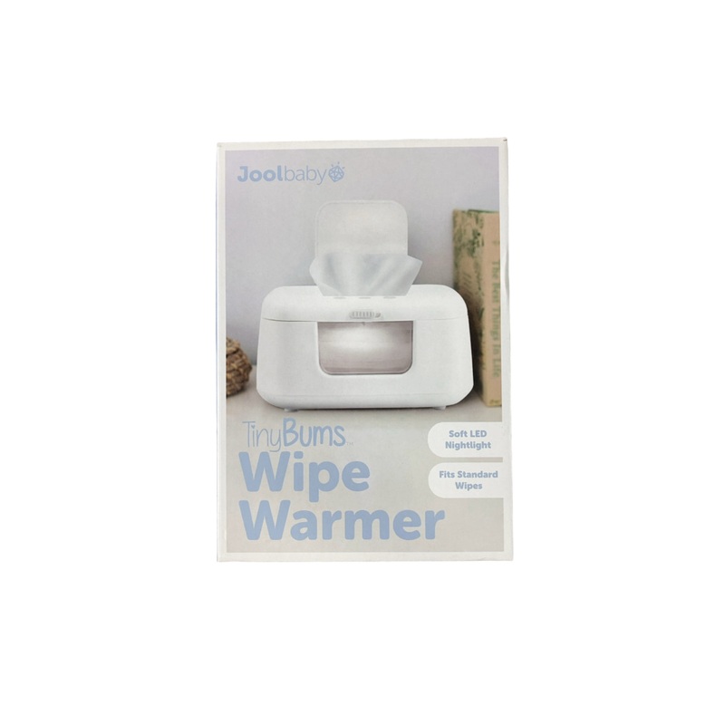 Jool TinyBums Baby Wipe Warmer And Dispenser With LED Light, White