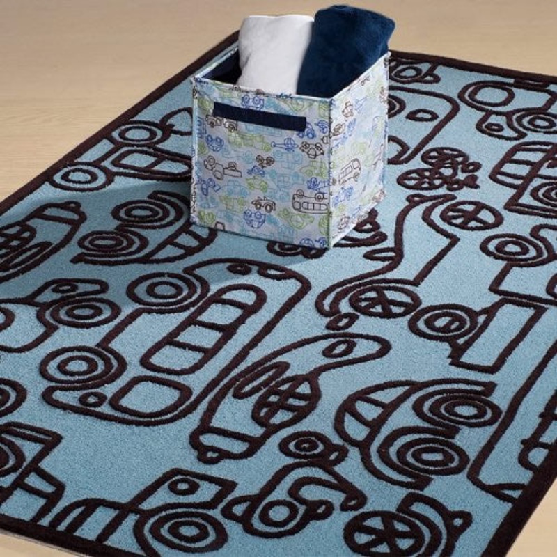 Kids Line Round and Round Rug by notNeutral