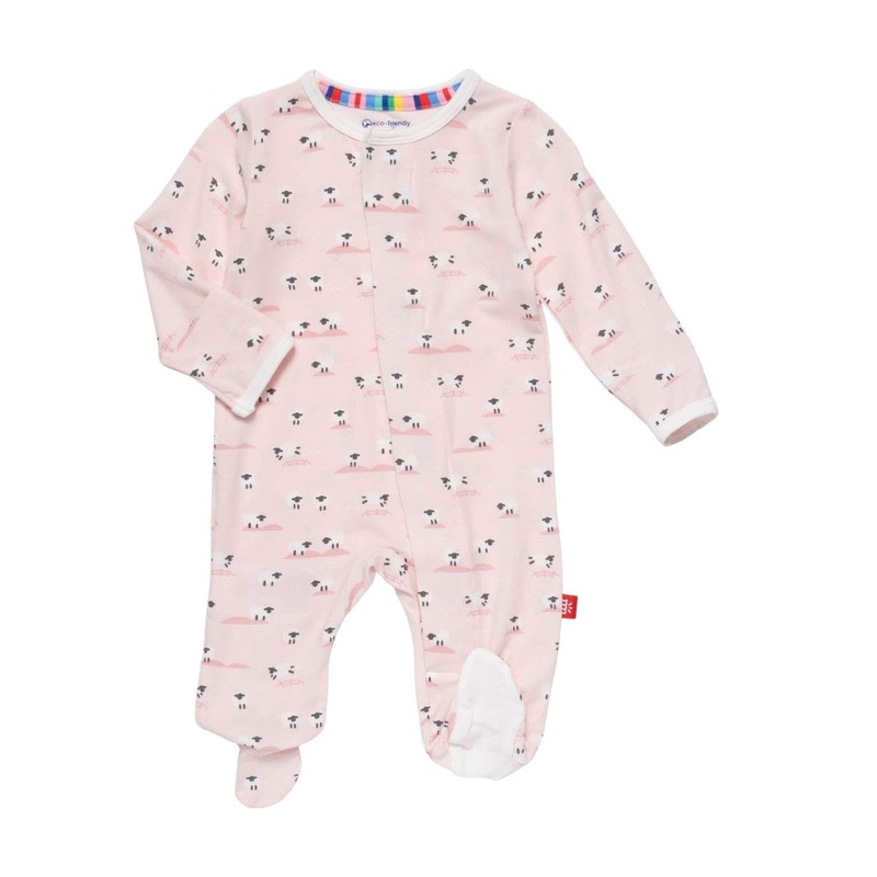 Modal Footie Baa Baa Baby Pink