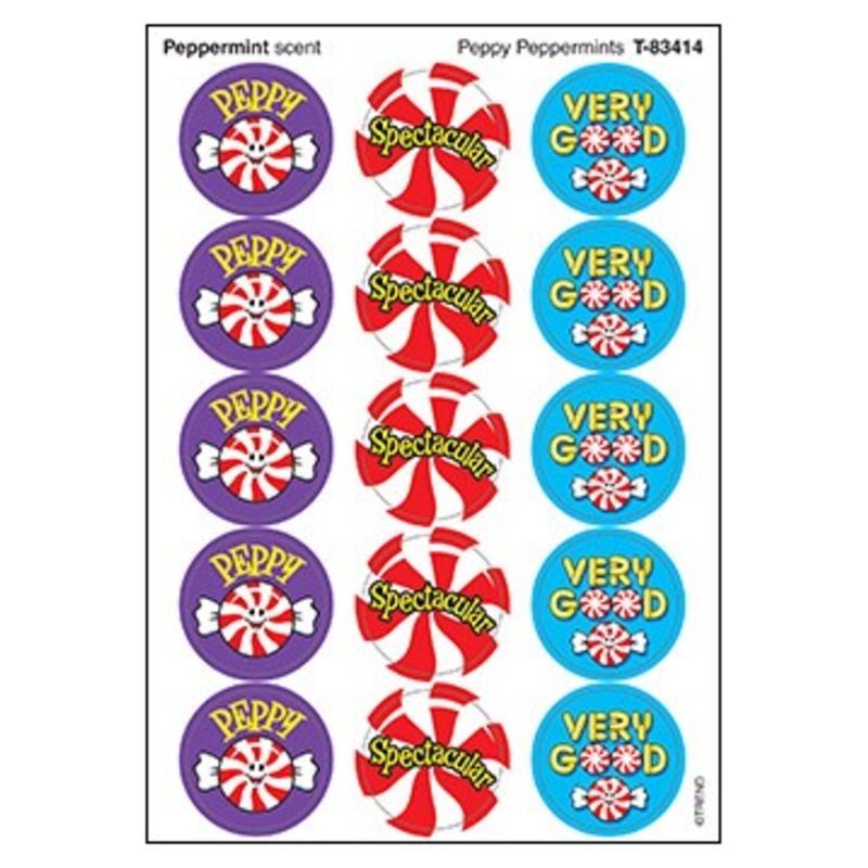 Peppy Peppermints Stinky Stickers
