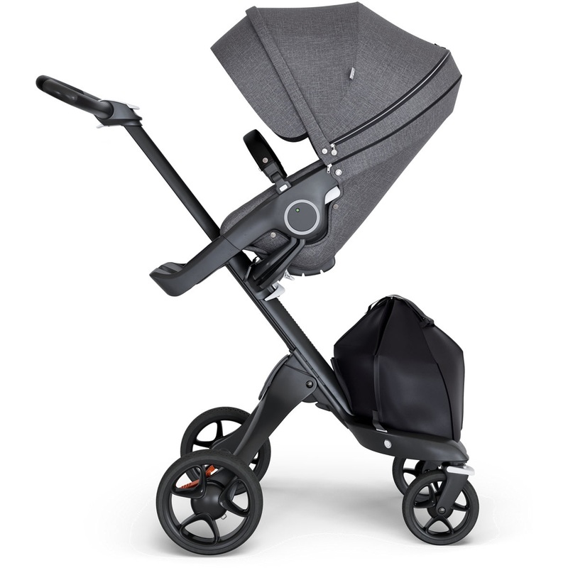 Stokke OPEN BOX Xplory 2018 Stroller – Black Melange/Black/Black