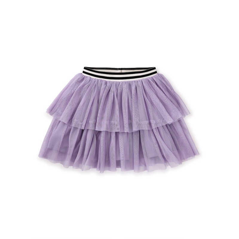 Tea Collection Tiered Tulle Skirt – Sheer Lilac