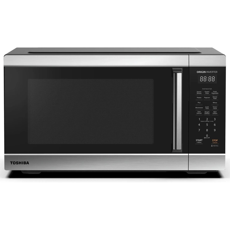 Toshiba 2.2 cu. ft. 24.4” Microwave Oven in Stainless Steel