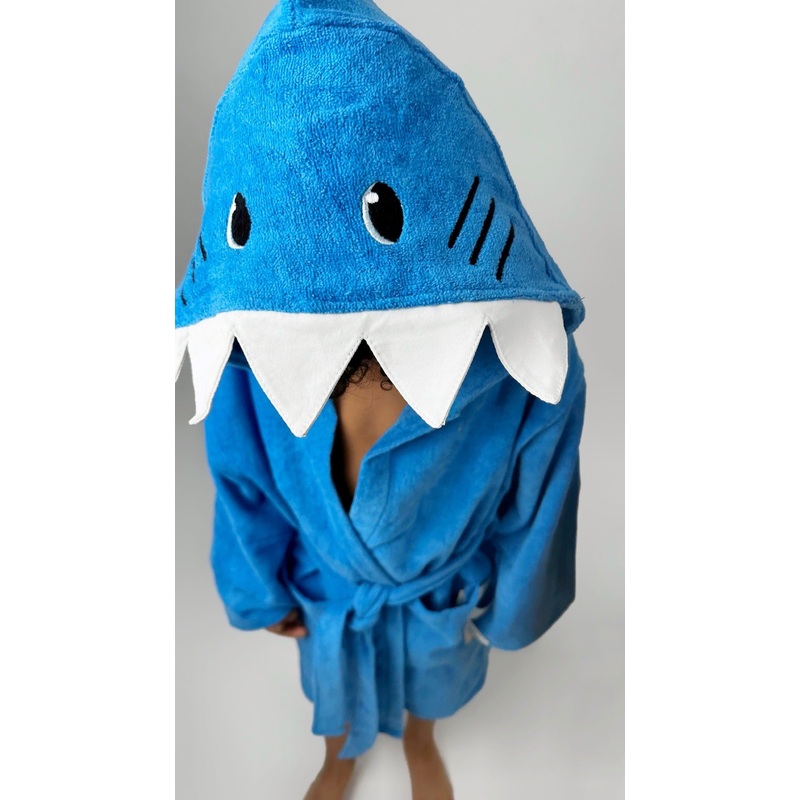 Unisex Blue Swim Robe