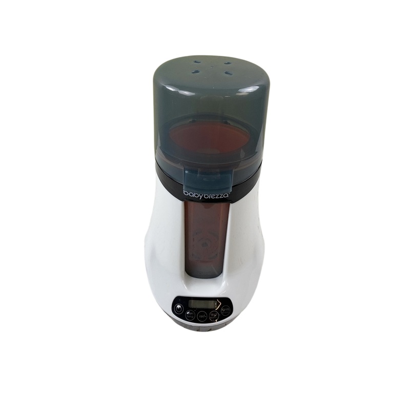 Baby Brezza Safe + Smart Bottle Warmer, Black and White