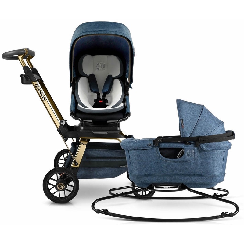 Orbit Baby G5 Stroll & Sleep Travel System – Gold/Melange Navy