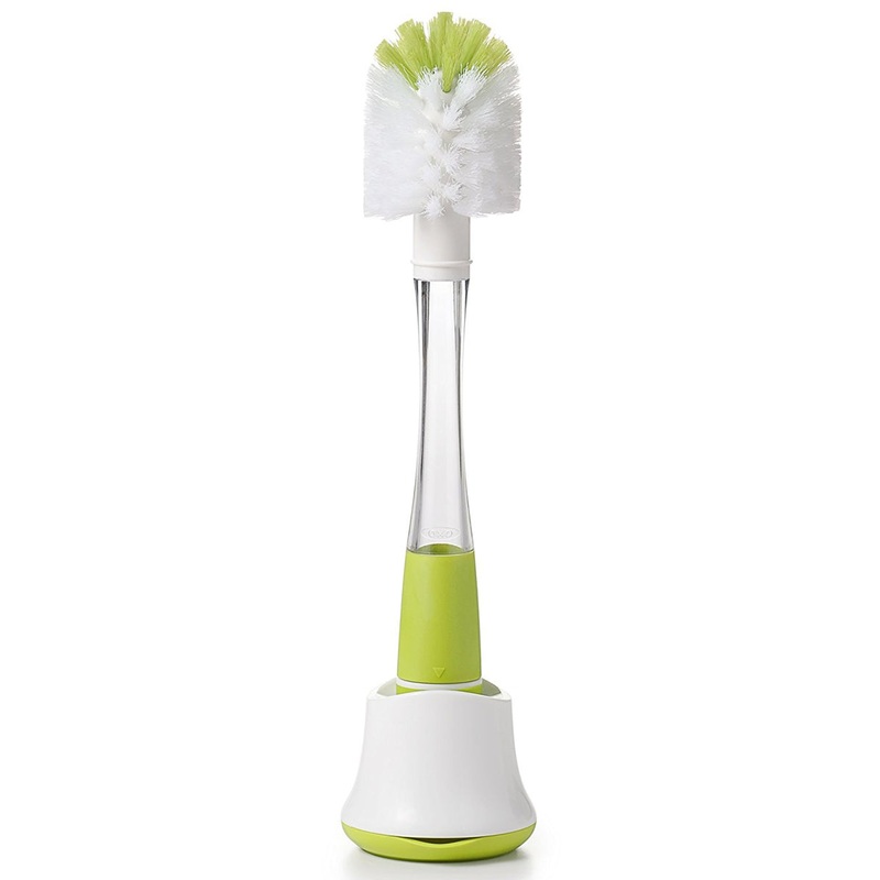 OXO Tot Soap Dispensing Bottle Brush with Stand
