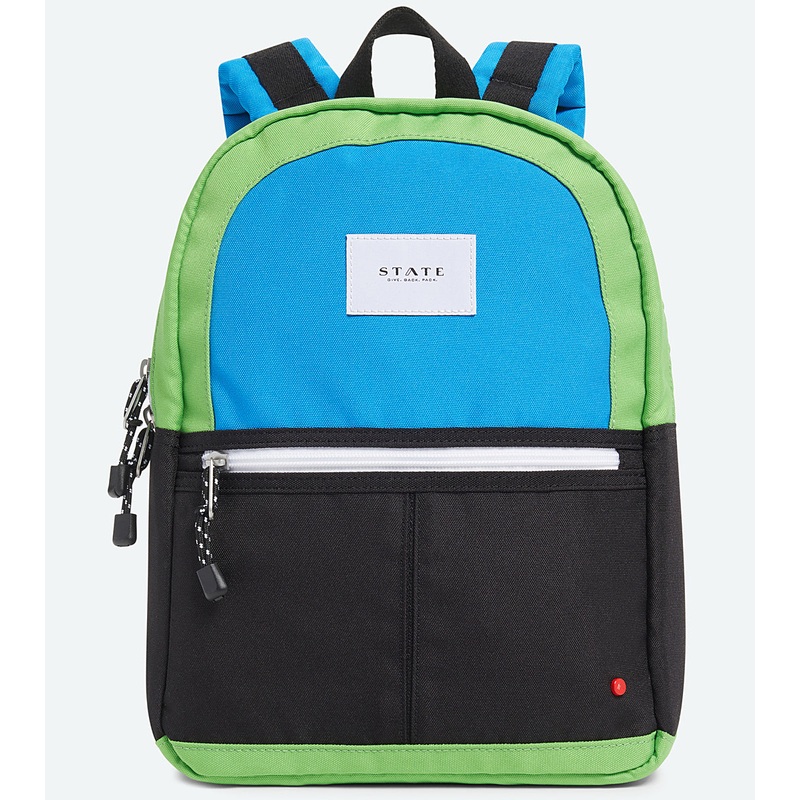 State Bags Mini Kane Kid Backpack – Black/Green