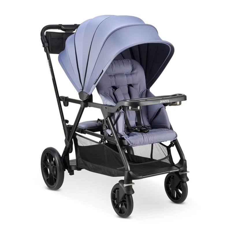 Caboose RS Sit and Stand Double Stroller- Slate