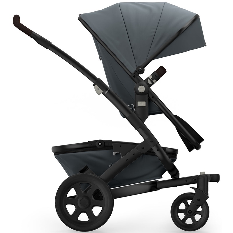 Joolz Geo 2 Tailor Mono Stroller – Black/Grey/Black/Dark Brown Ribbed