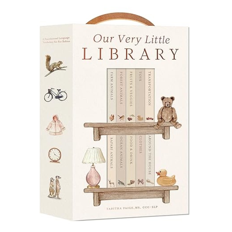 Our Very Little Library Board Book Set: A Foundational Language Vocabulary