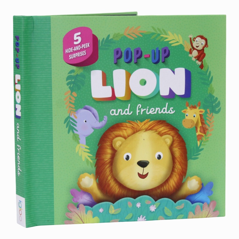 Pop-Up Lion and Friends Board Book