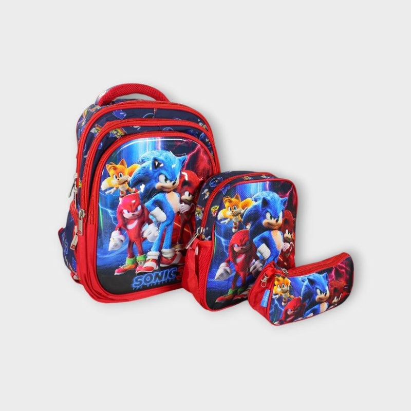 Sonic The Hedgehog 16 Inches School Set
