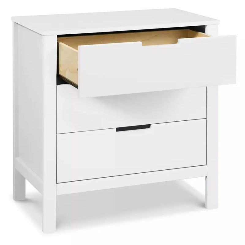 Colby 3-Drawer Dresser – White