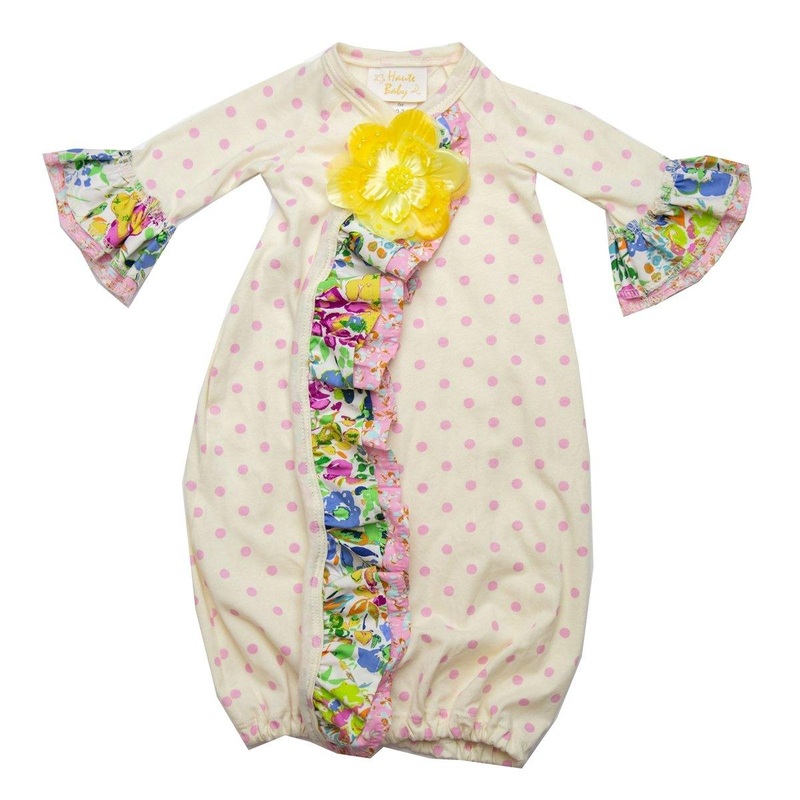 Daisy Bloom Newborn Girls Take Me Home Gown