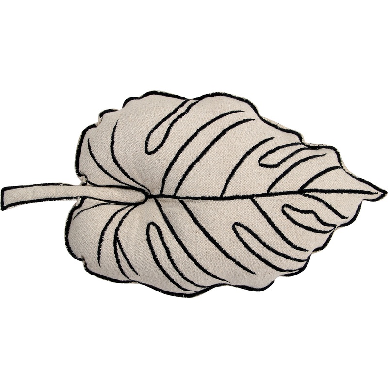 Lorena Canals Leaf Cushion (1′ 4” x 1′ 8”)