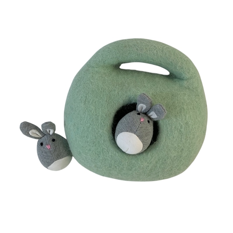 Lovevery Bunnies In A Felt Burrow