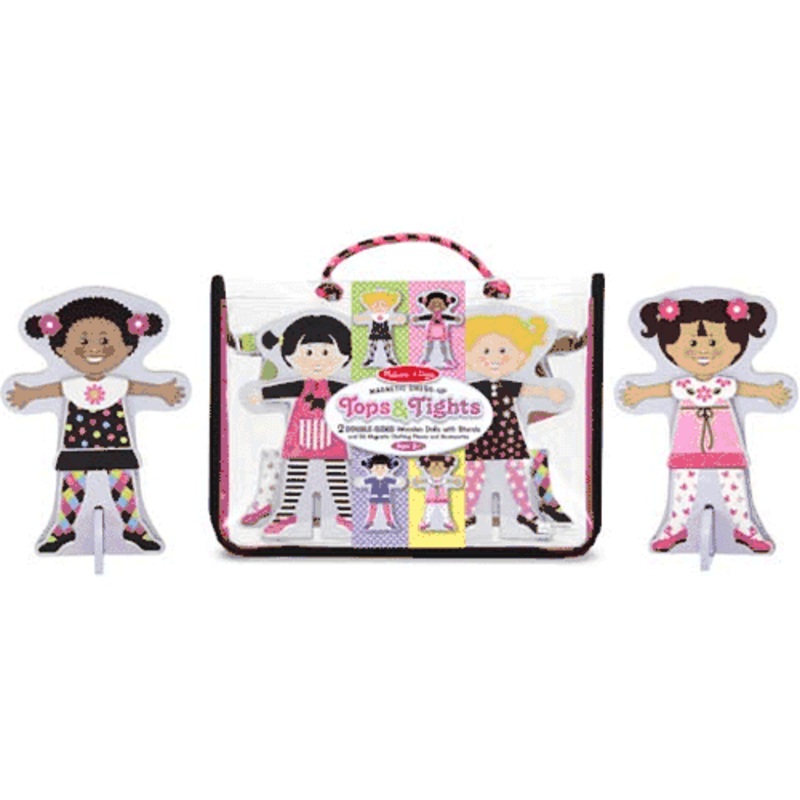 Melissa & Doug Tops and Tights Magnetic Dress-Up