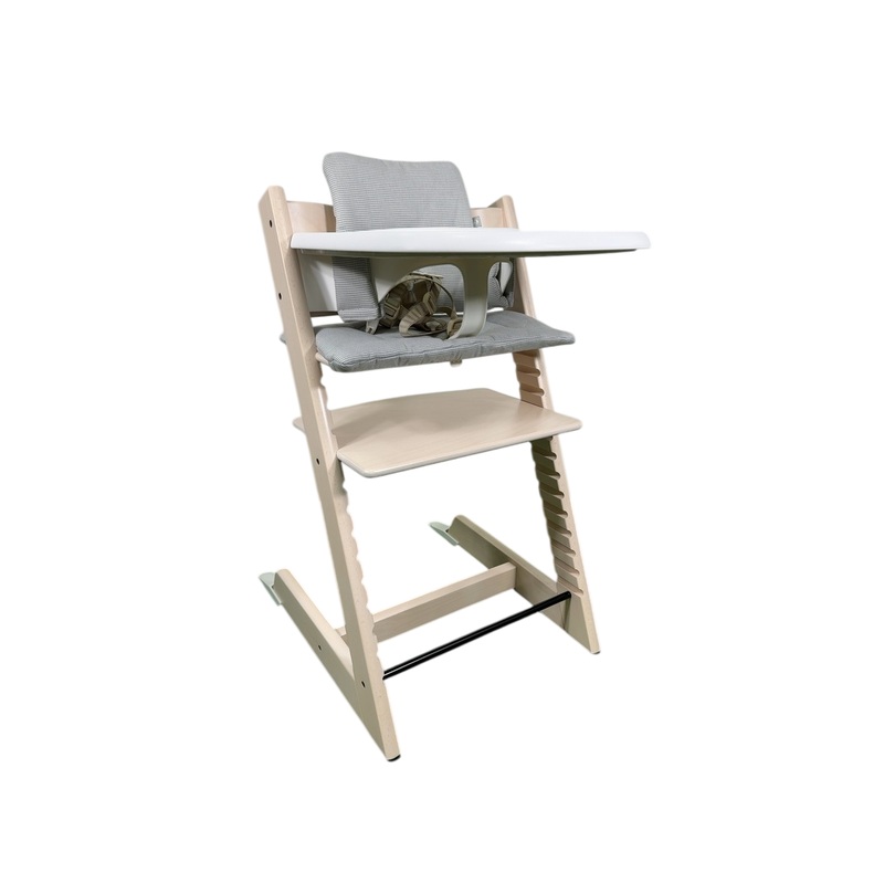 Stokke Tripp Trapp Complete High Chair, 1, Nordic Grey, Whitewash