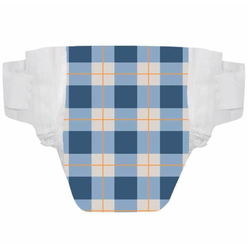 The Honest Company Diaper Pack in Navy Flannel – Size 4 (22-37 lbs)