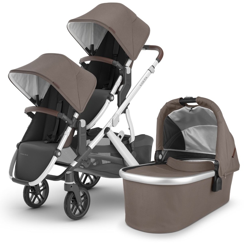 UPPAbaby VISTA V2 Double Stroller Bundle with Rumble Seat V2+ – Theo