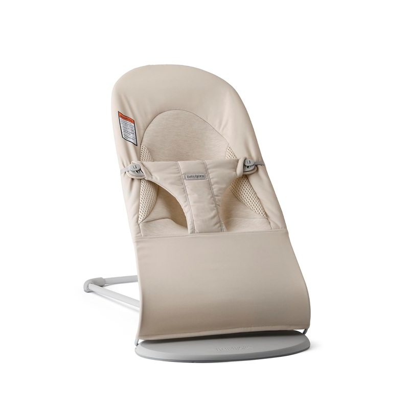 BabyBjorn Bouncer Balance, Light Gray Frame, Light Beige