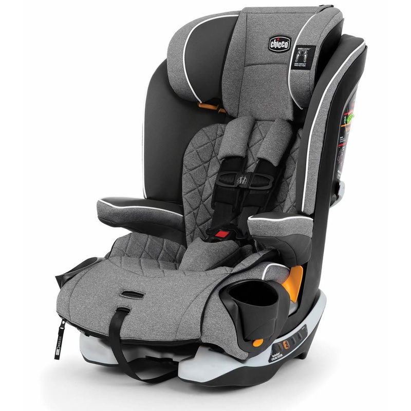 Chicco OPEN BOX MyFit Zip Harness Booster Car Seat – Granite