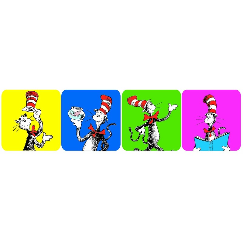 Eureka Cat in the Hat Stickers – Theme