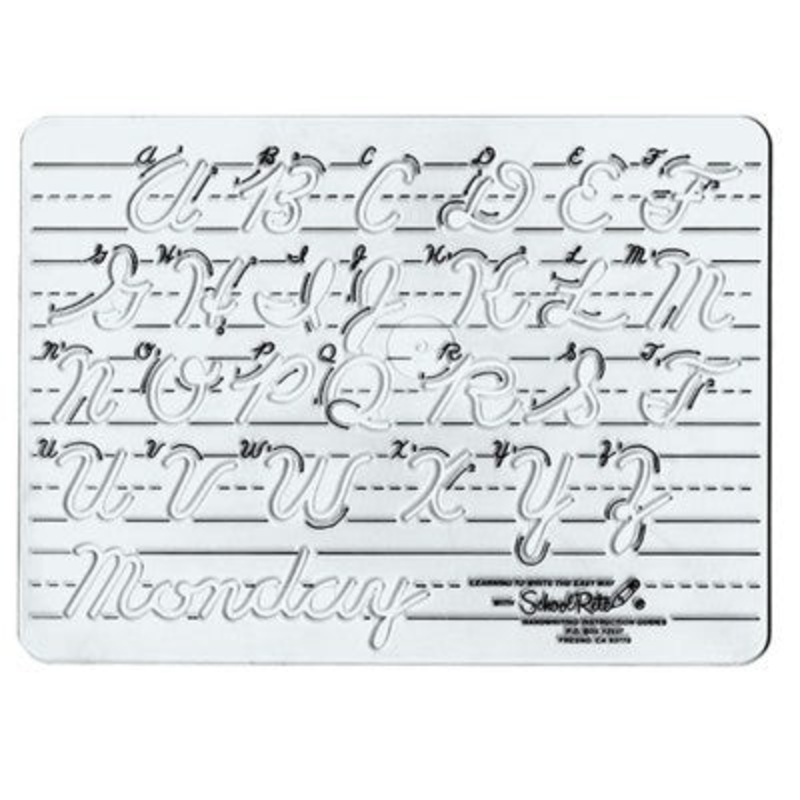 Handwriting Template – Cursive Uppercase