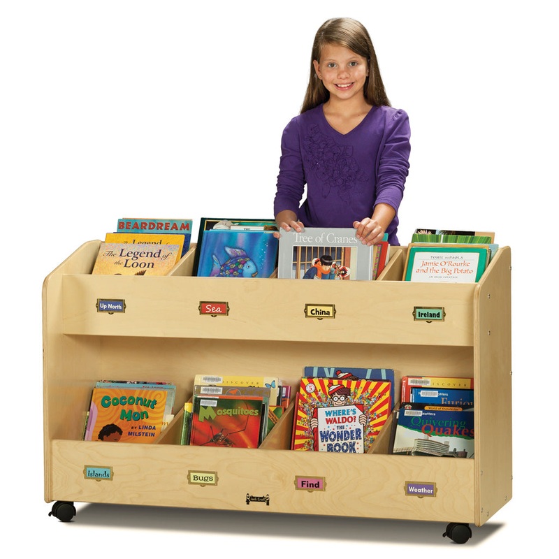 Jonti-Craft Mobile 8-Section Book Organizer