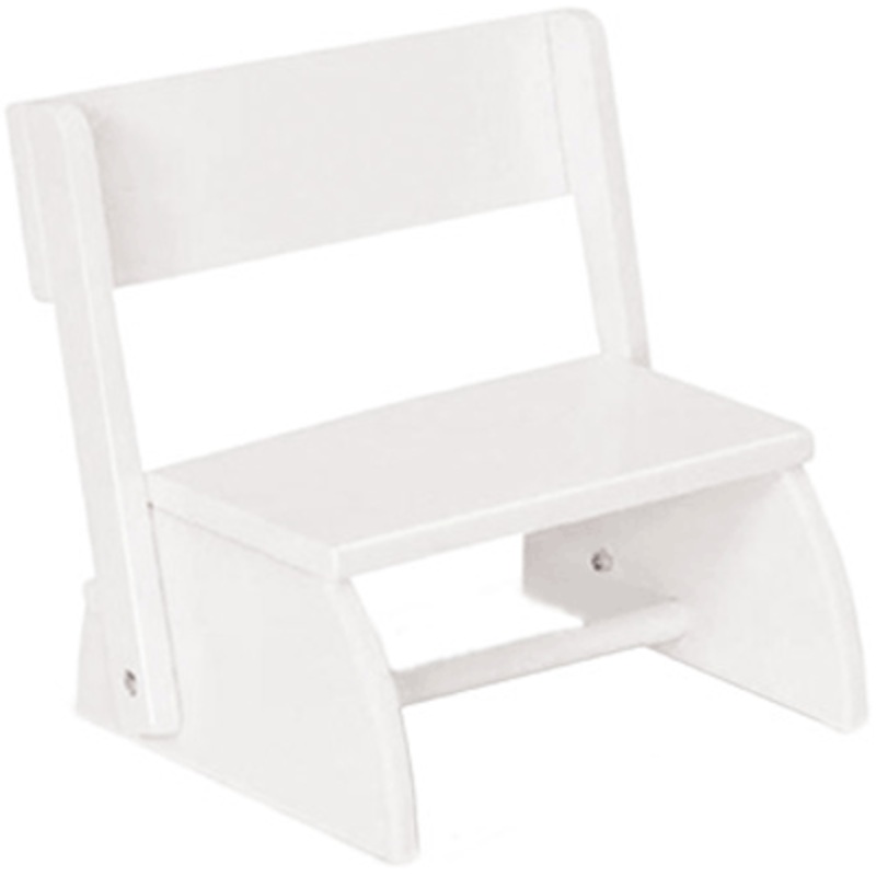 KidKraft Large Flip Stool in White