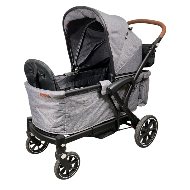 Larktale Sprout V2 Single-to-Double Size-Adjustable Stroller Wagon, Nightcliff Stone, 2024