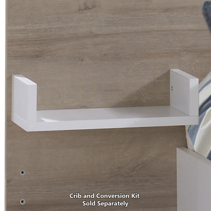 Tulip Juvenile Integrated Nightstand Shelf for Metro Twin Bed