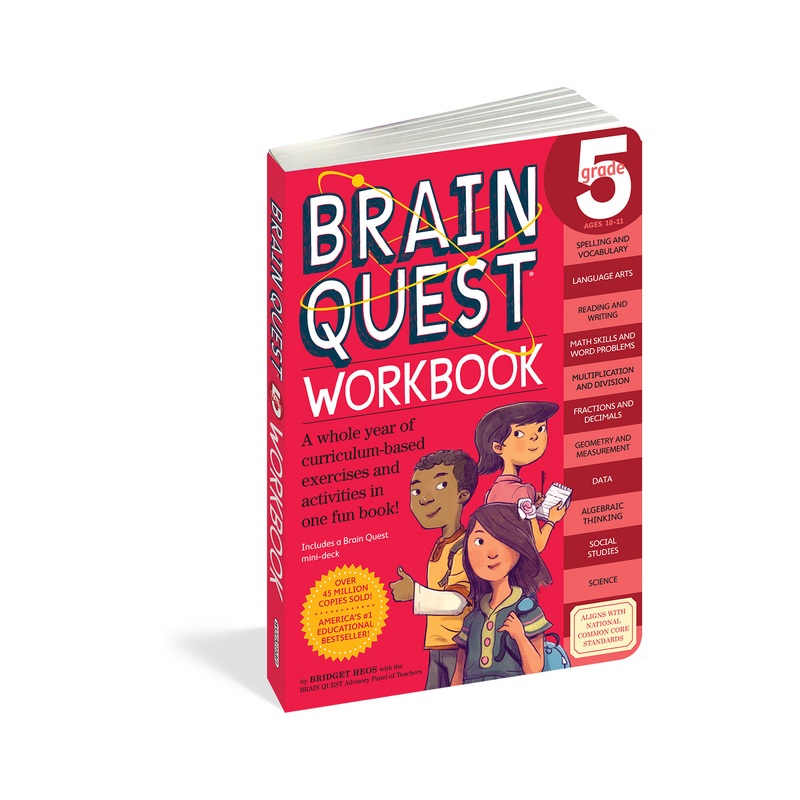 Workman Publishing Brain Quest Workbook Grade 5