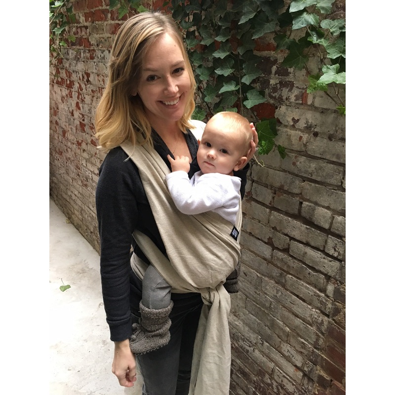 XOXO Buckle Wrap Baby Carrier, Eco2 Collection – Chai Tea Latte