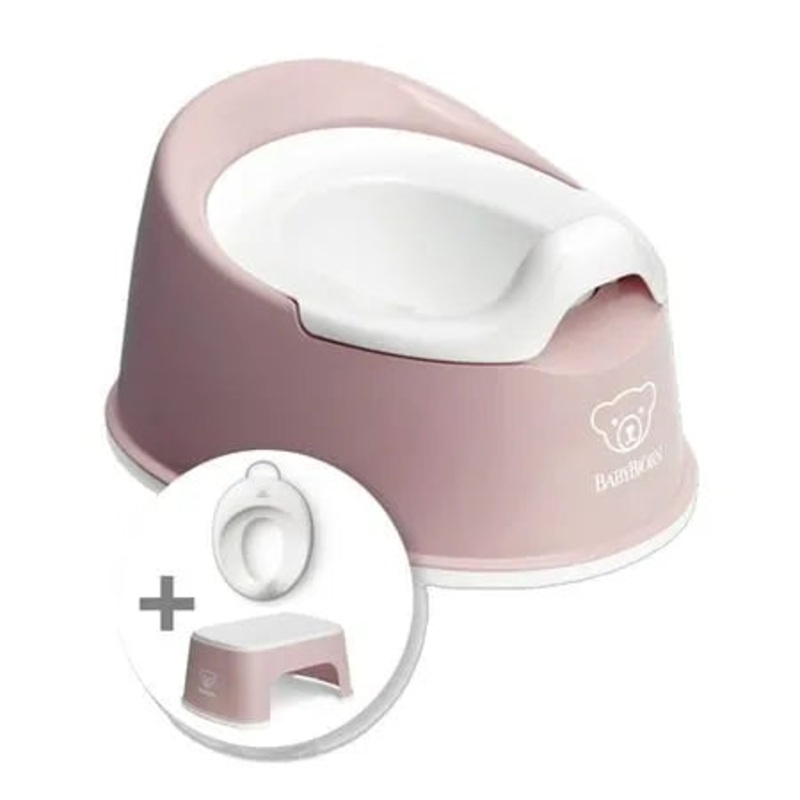 BabyBjorn Smart Potty Kit, Powder Pink/White
